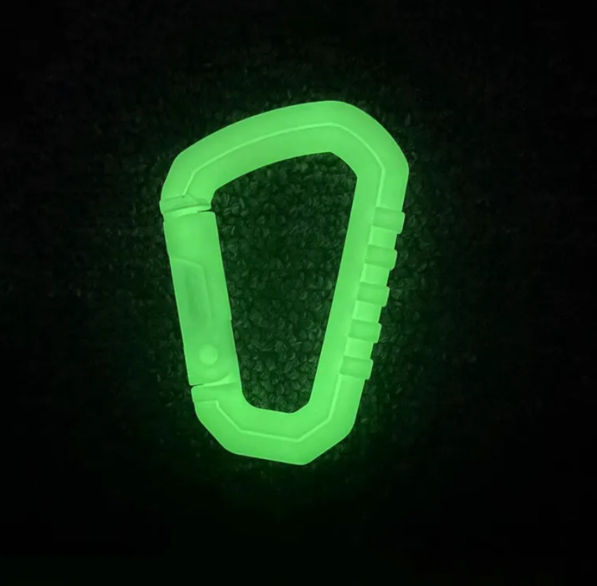 Ghost Glow Carabiner Clip Hook Keychain | ONE SHEAR®
