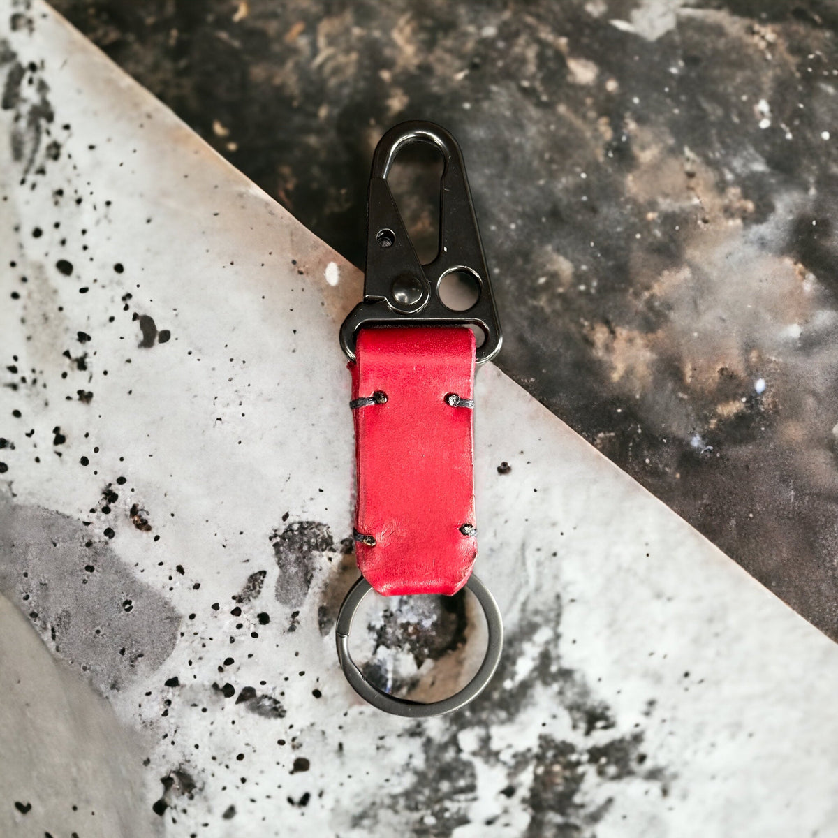 Custom leather keychains — ONE SHEAR®