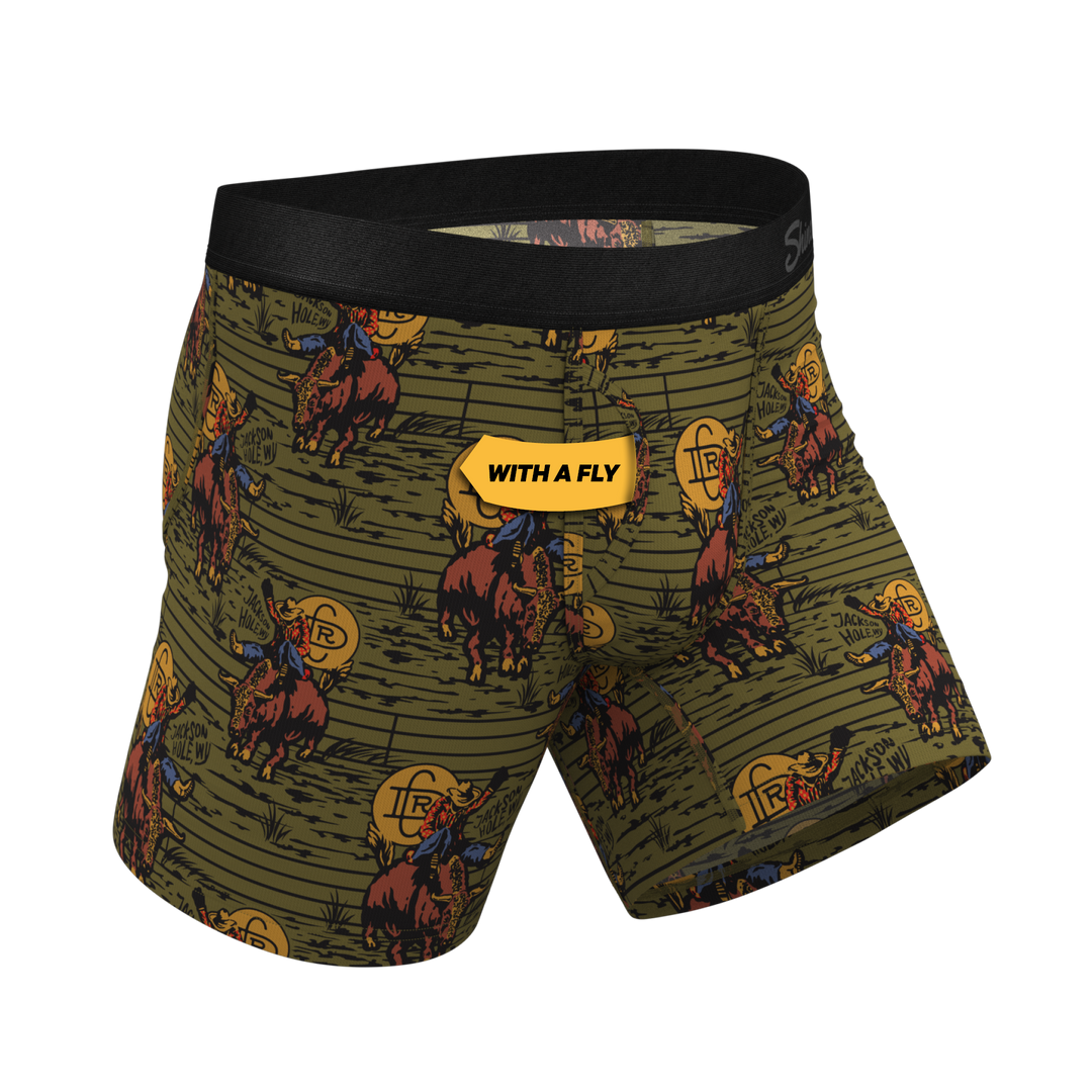 The 1912 | Western Shinesty x Diamond Cross Ranch Ball Hammock® Pouch Underwear With Fly