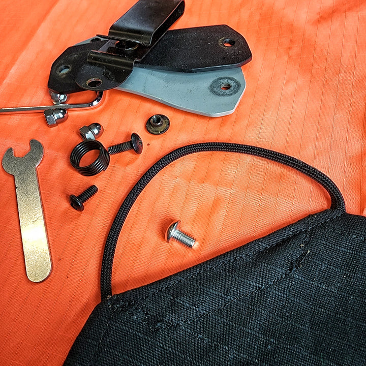 Marker Mat - Fluorescent Signaling Panel on Ripstop Pocket Hank