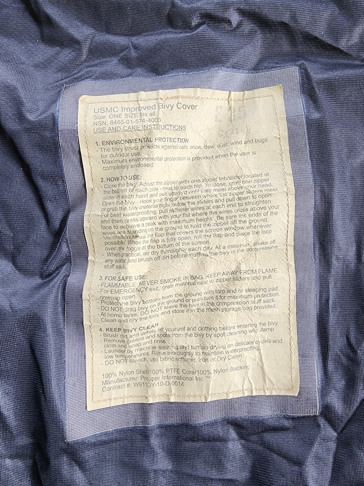 Bivy Cover - Coyote (USMC)