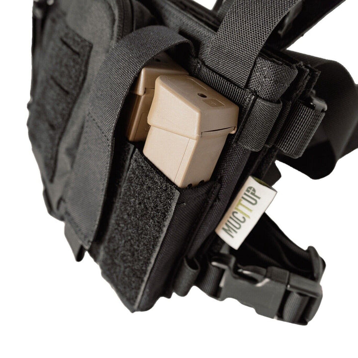 MUCTAC Tactical Chest Rig – 1000D Nylon, Quick Release, Modular Design