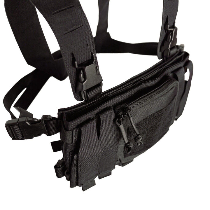MUCTAC Tactical Chest Rig – 1000D Nylon, Quick Release, Modular Design