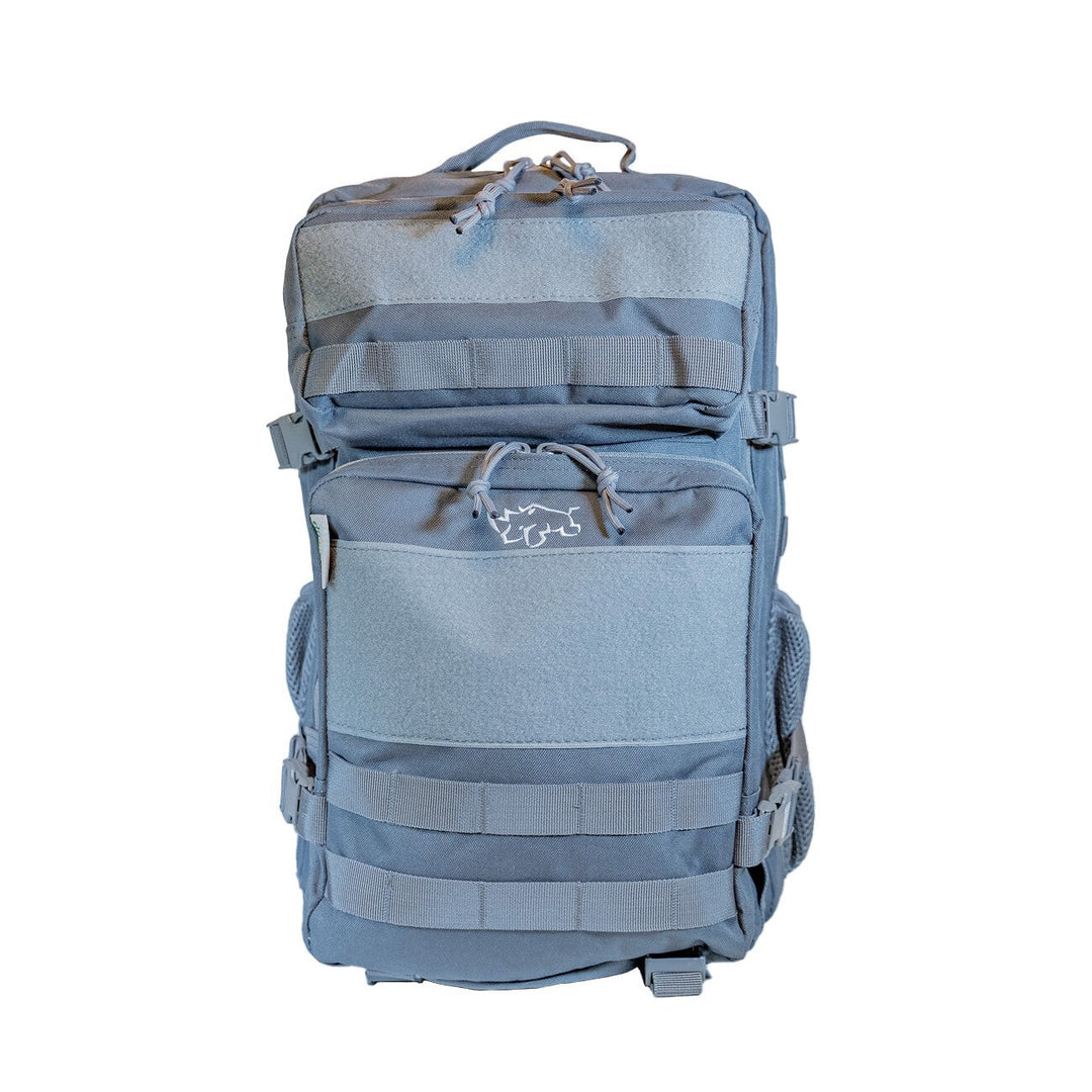 MUCITUP Rhino MUCPAC Tactical Backpack 500D Nylon MOLLE EDC - Grey, Black, & MCBK