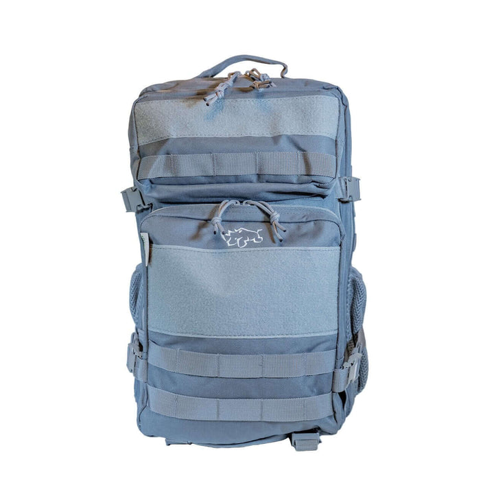 MUCITUP Rhino MUCPAC Tactical Backpack 500D Nylon MOLLE EDC - Grey, Black, & MCBK