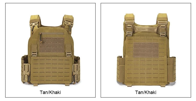 MUCITUP MUCTAC Tactical Plate Carrier Vest 1000D MOLLE Quick Release Multicam