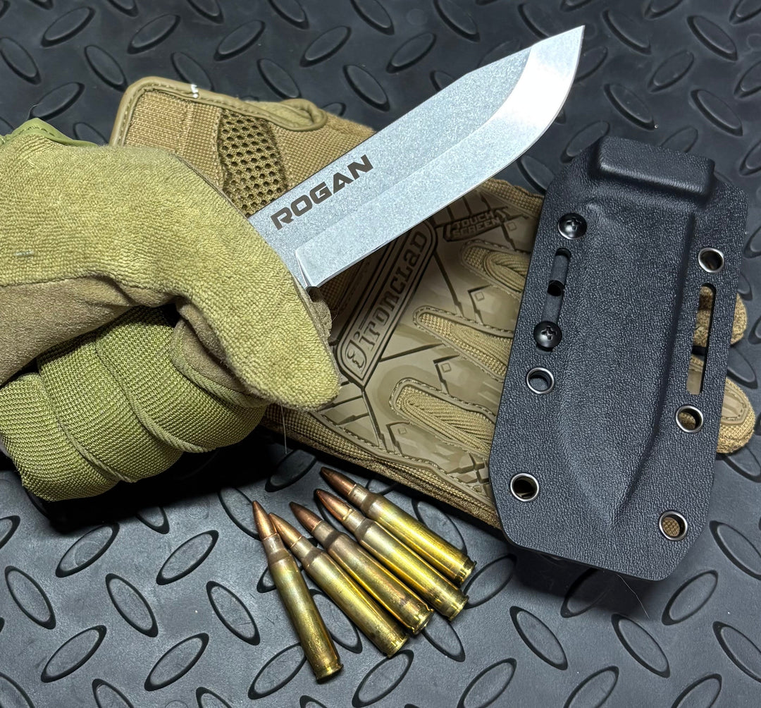 NEW! ROGAN Field Knife (RFK 2026) Comes with sheath and belt clip. (Introductory price)