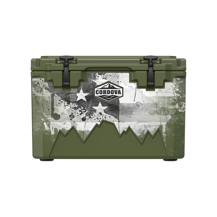 American Flag Hard Cooler