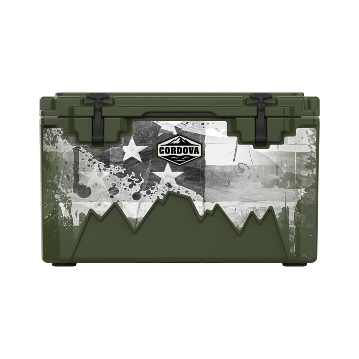 American Flag Hard Cooler