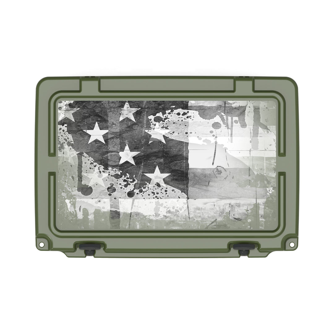 American Flag Hard Cooler