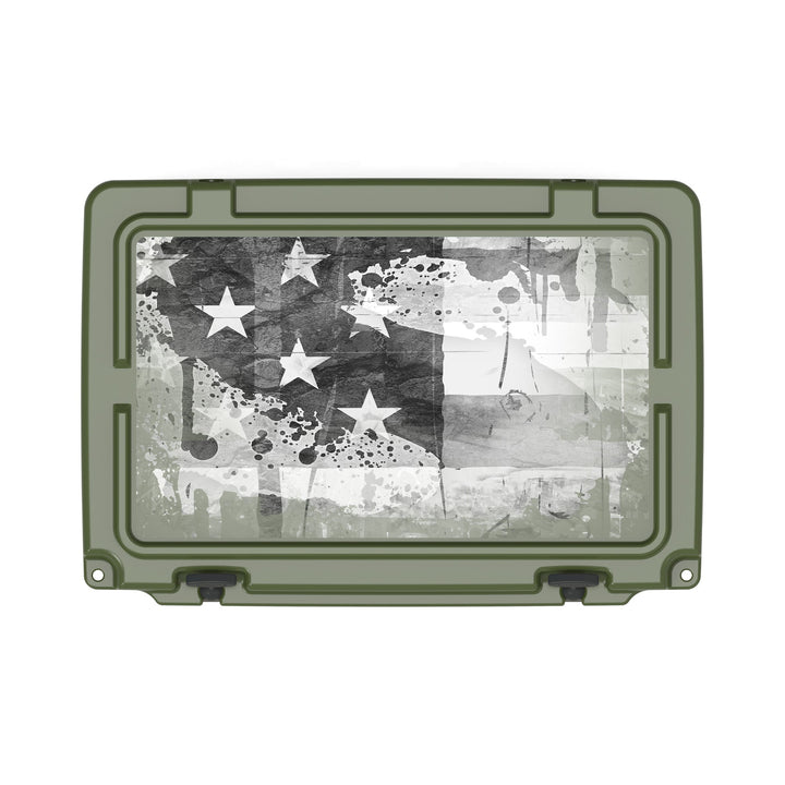 American Flag Hard Cooler