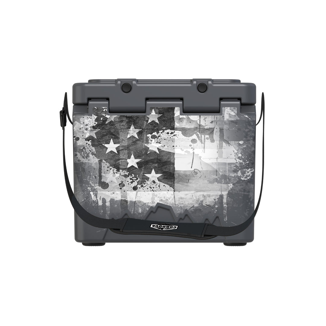 American Flag Hard Cooler
