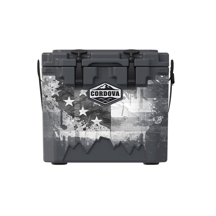 American Flag Hard Cooler