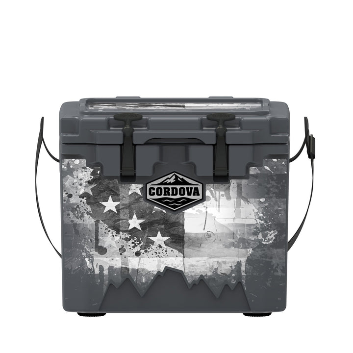 American Flag Hard Cooler