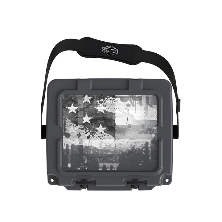 American Flag Hard Cooler