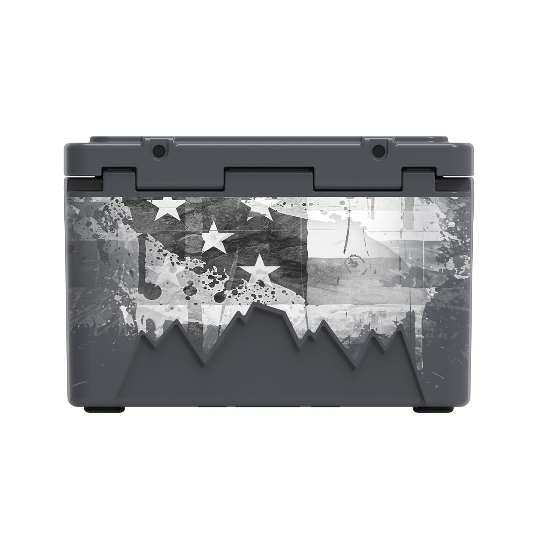 American Flag Hard Cooler