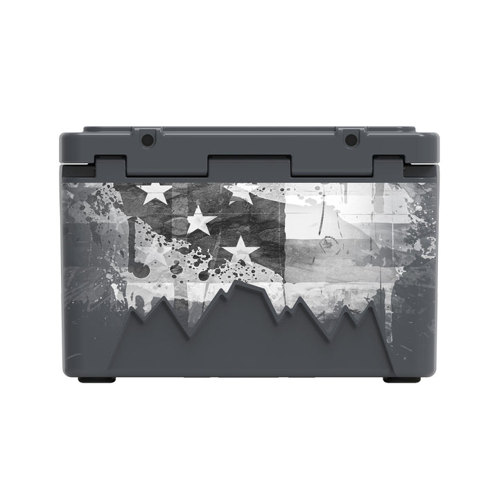 American Flag Hard Cooler
