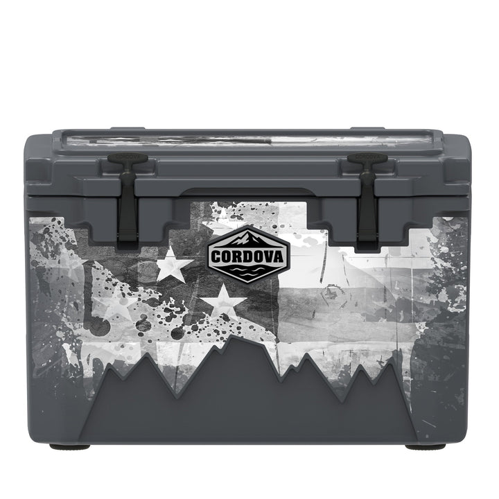 American Flag Hard Cooler
