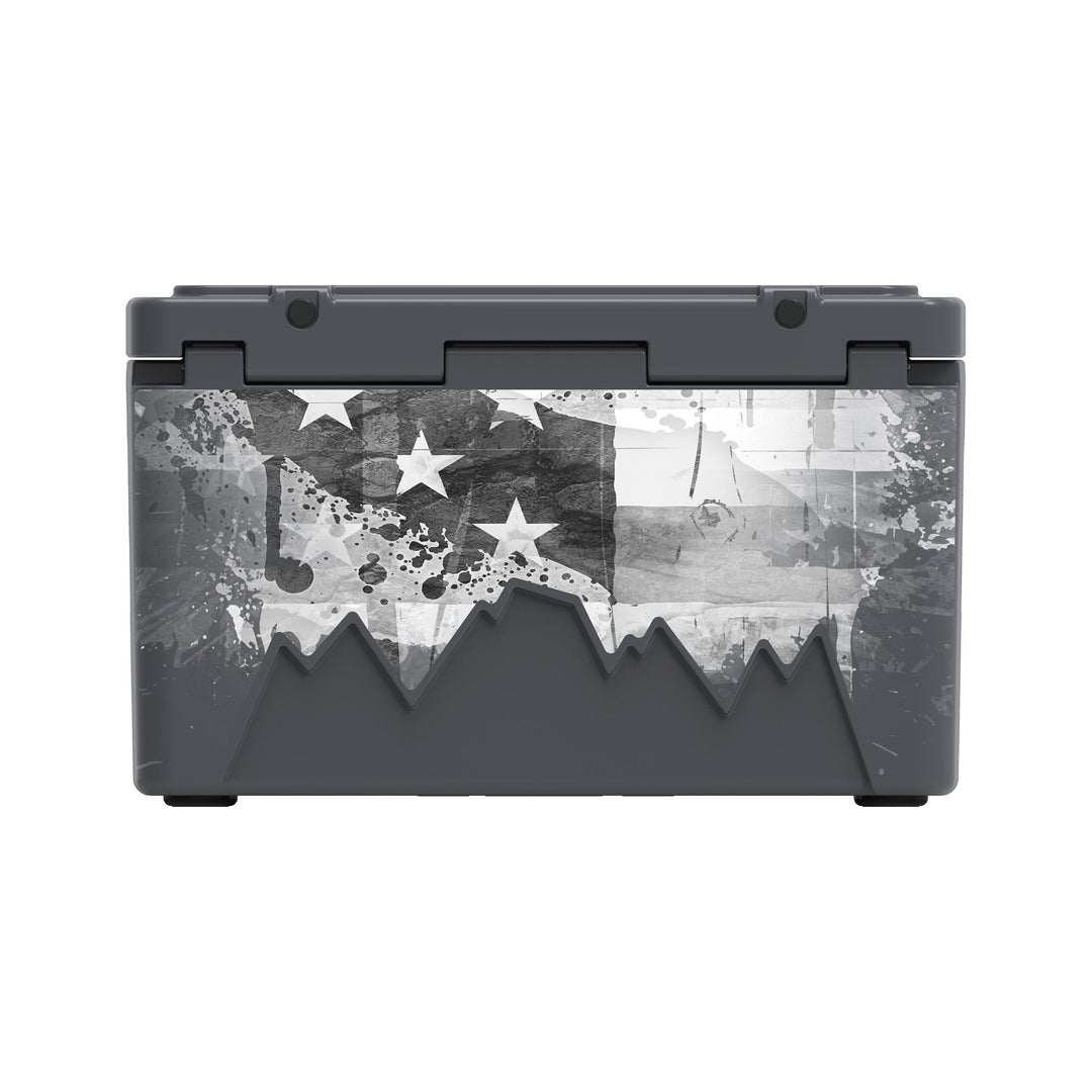 American Flag Hard Cooler