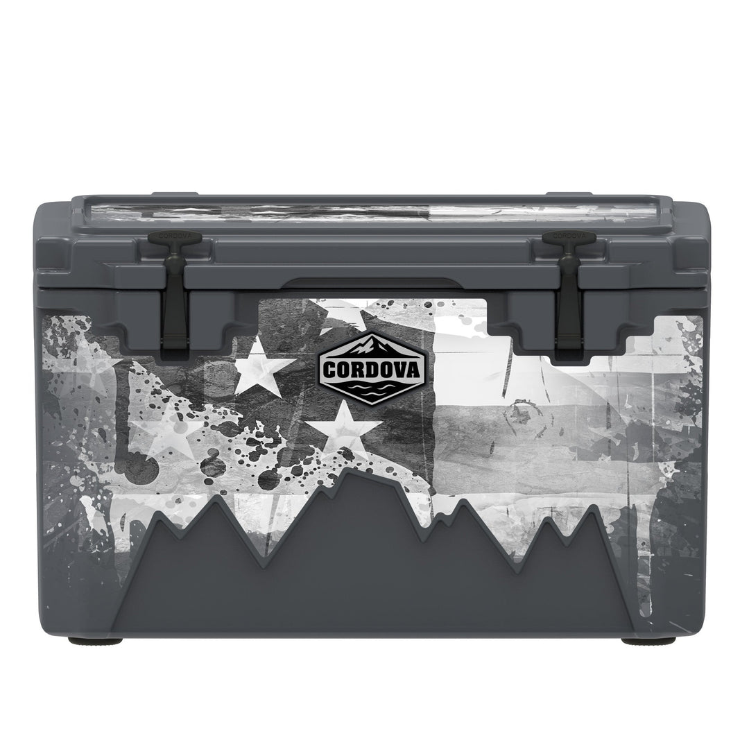 American Flag Hard Cooler