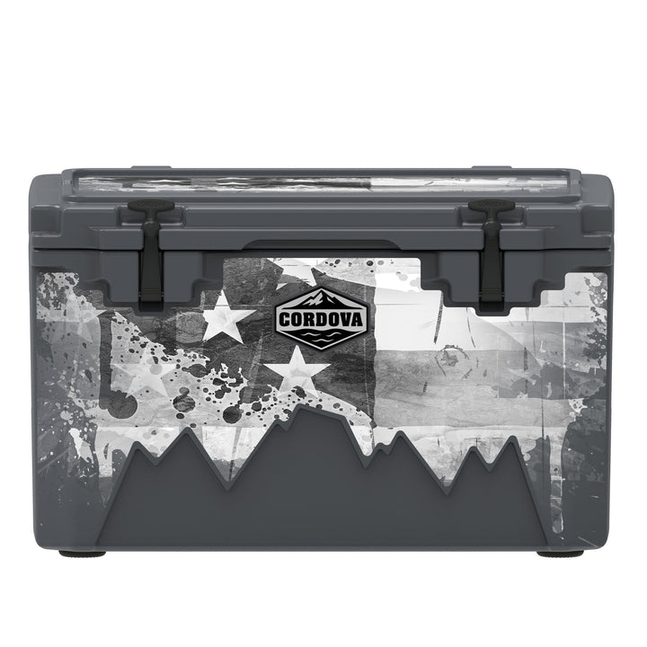 American Flag Hard Cooler