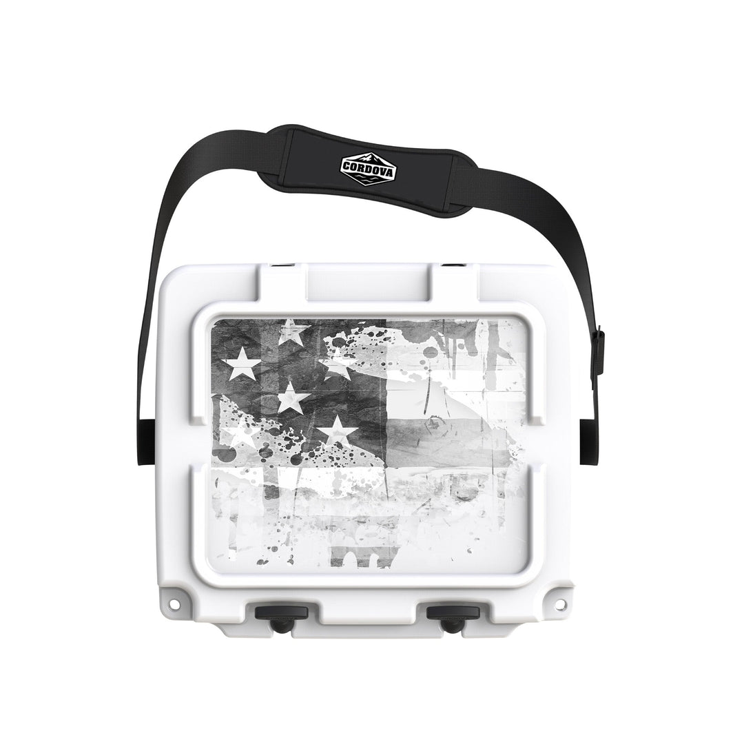 American Flag Hard Cooler