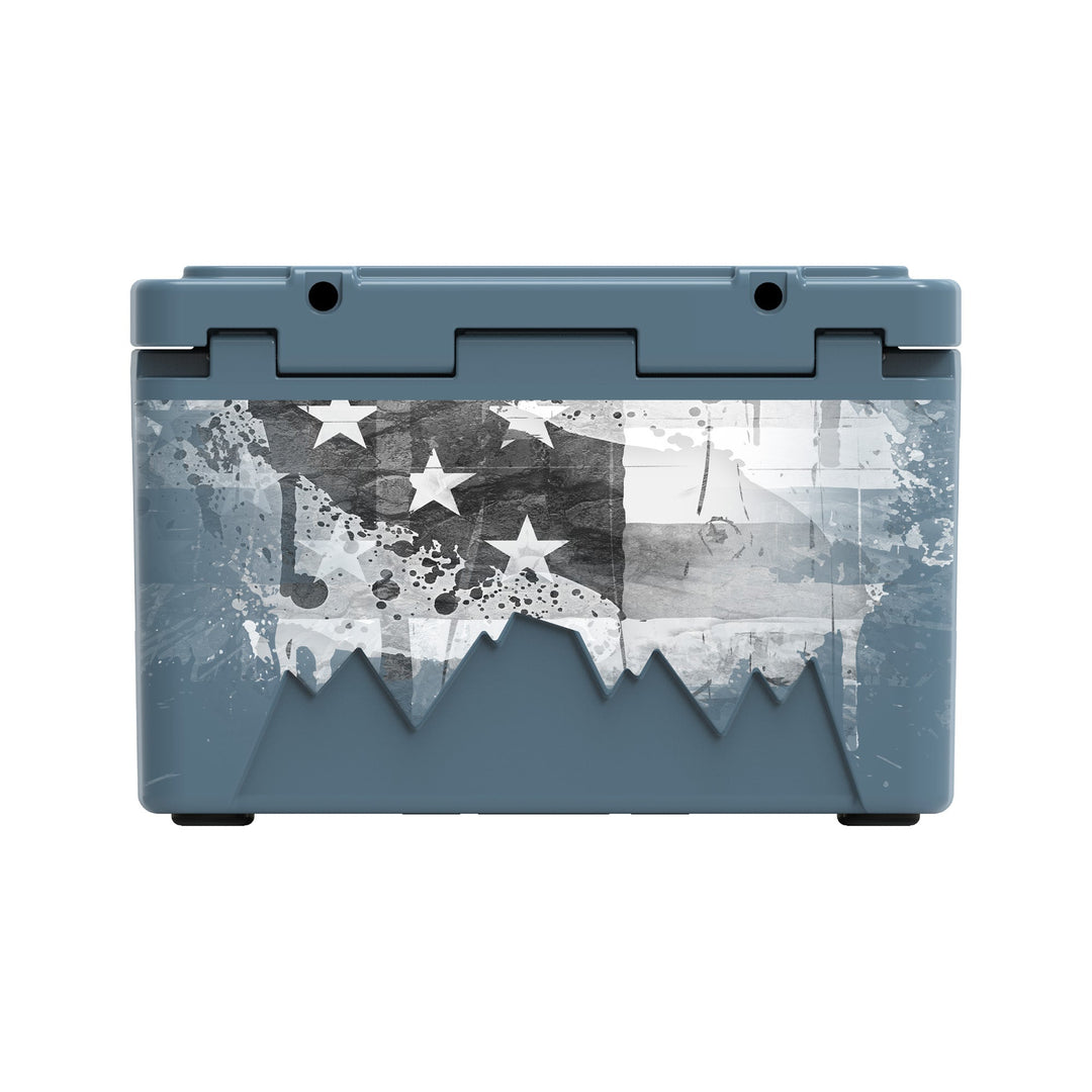 American Flag Hard Cooler