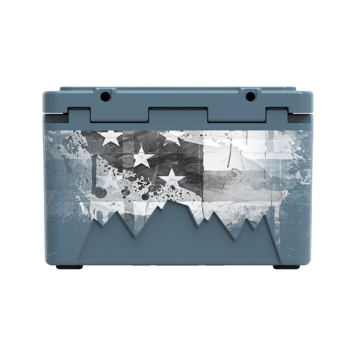 American Flag Hard Cooler