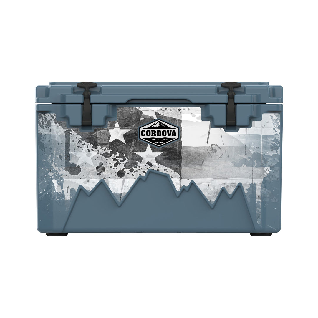 American Flag Hard Cooler