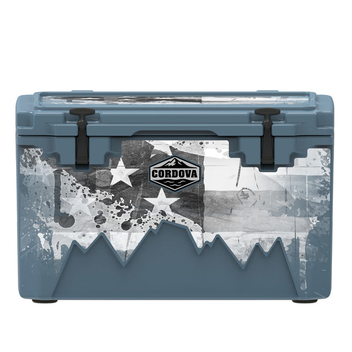 American Flag Hard Cooler