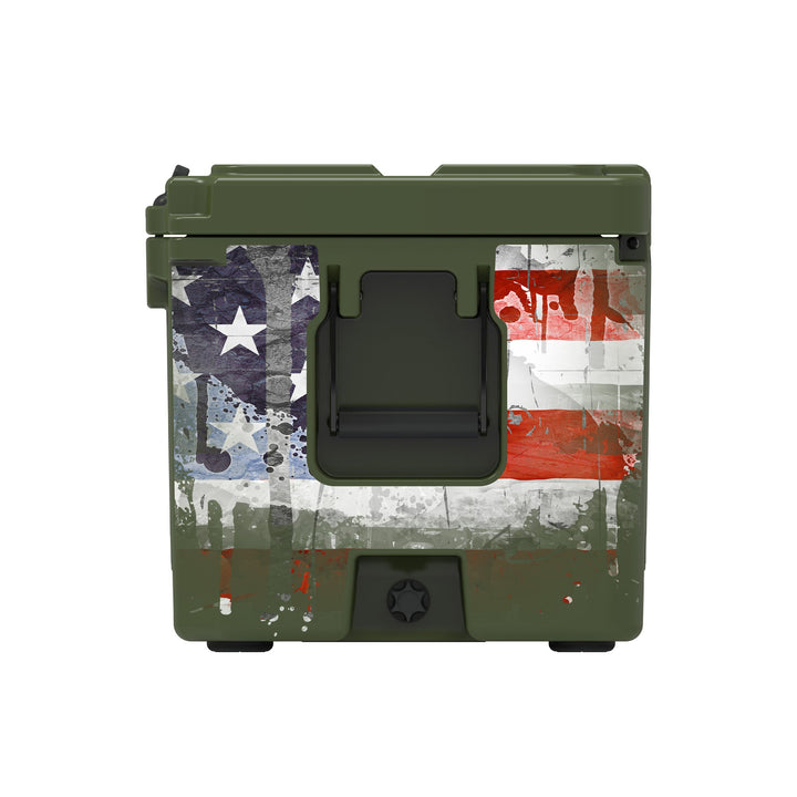American Flag Hard Cooler