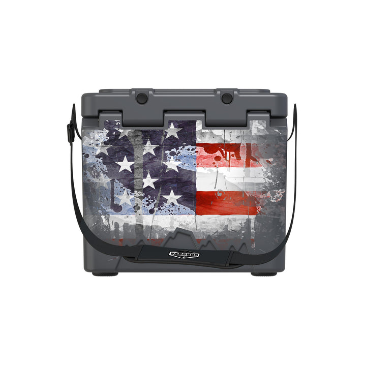 American Flag Hard Cooler