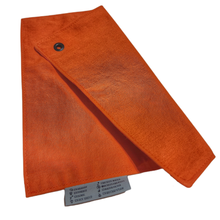 Camp Rag - Burn Proof Work Cloth built from Durable Kevlar Fabric w/ Lanyard Grommet.