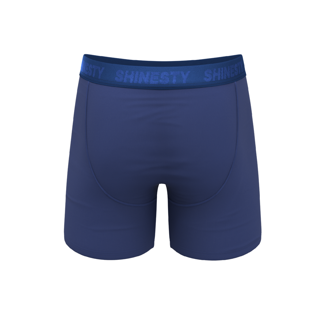 The Bloom Moon | Tonal Navy Ball Hammock® Pouch Underwear With Fly