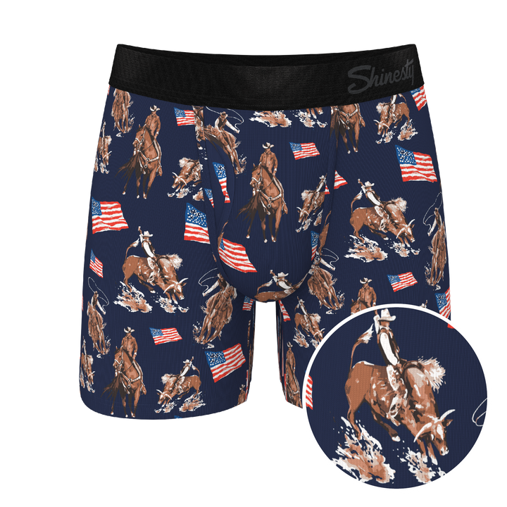 The Bootstraps &amp; Chaps | Americana Cowboy Ball Hammock® Pouch Underwear With Fly