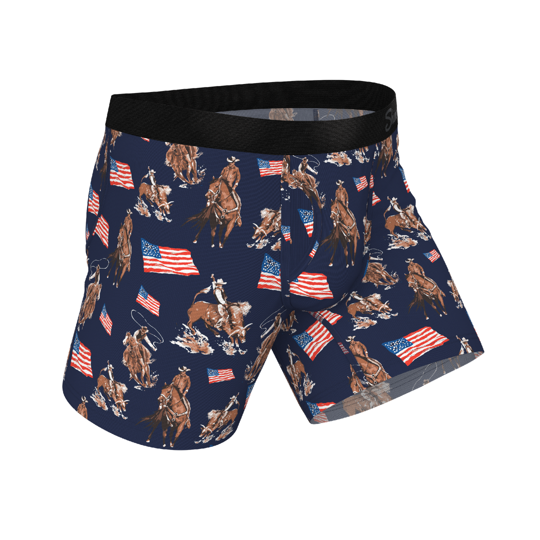 The Bootstraps &amp; Chaps | Americana Cowboy Ball Hammock® Pouch Underwear With Fly