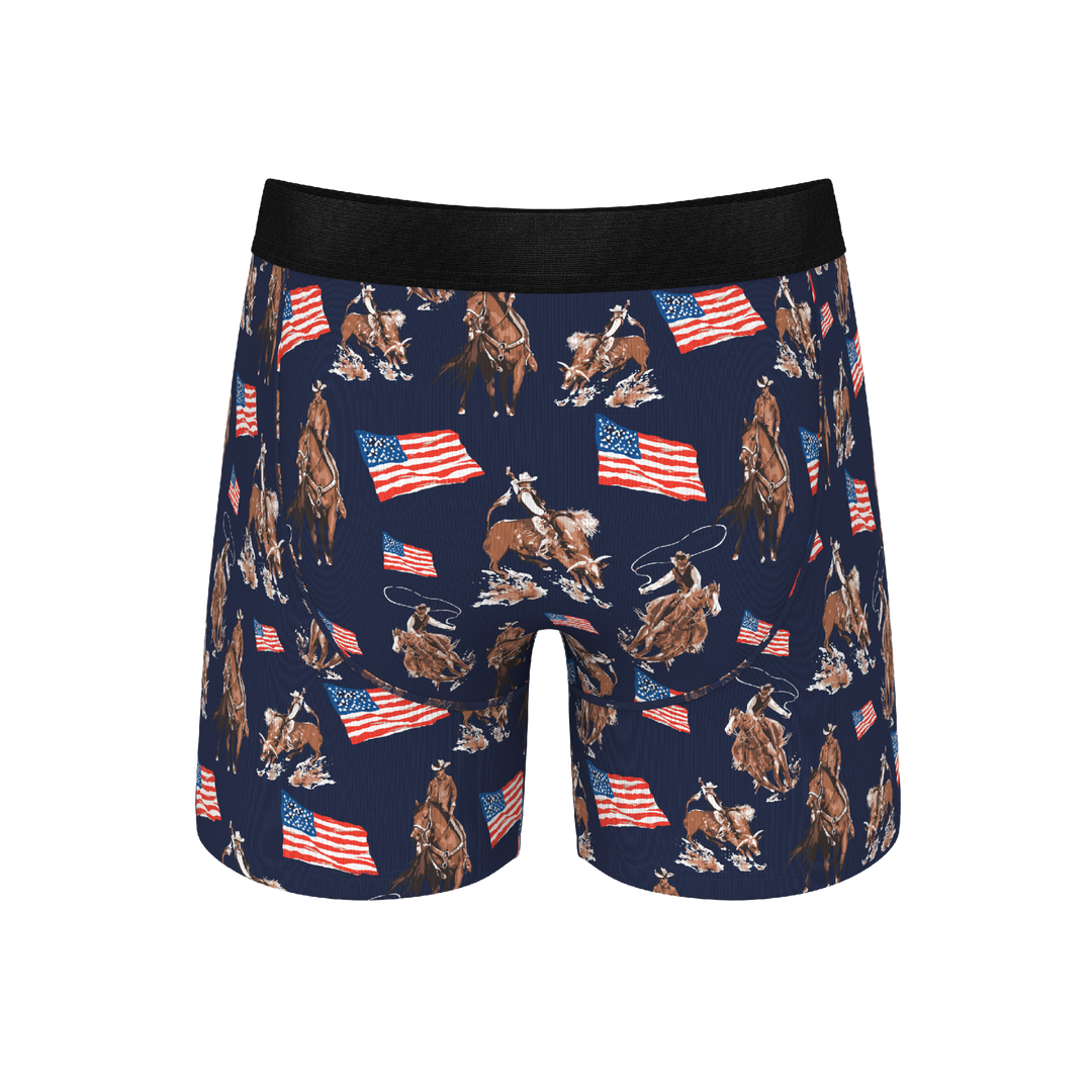 The Bootstraps &amp; Chaps | Americana Cowboy Ball Hammock® Pouch Underwear With Fly