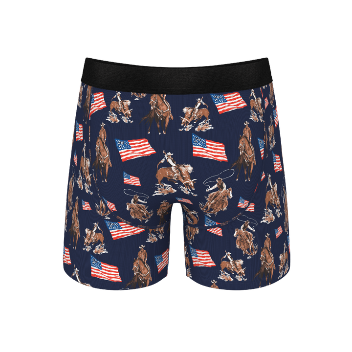 The Bootstraps &amp; Chaps | Americana Cowboy Ball Hammock® Pouch Underwear With Fly