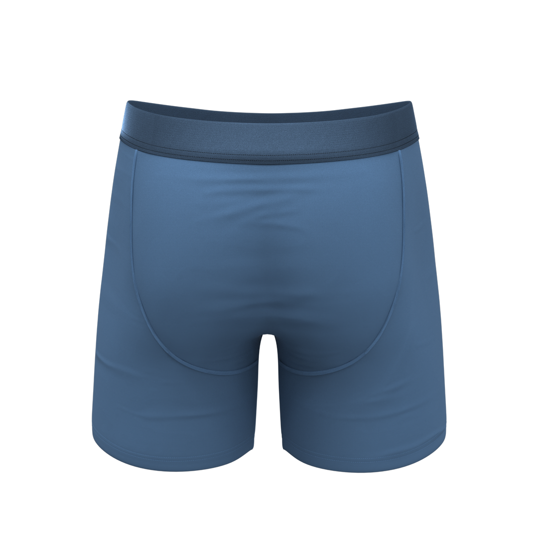 The Cool Cobalt | Slate Blue Ball Hammock® Pouch Underwear With Fly