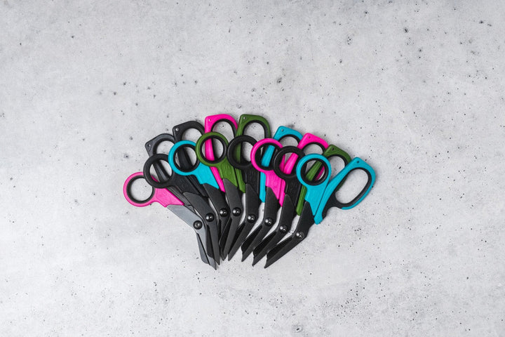 Tier 1 Elite trauma shears - all colorways lineup