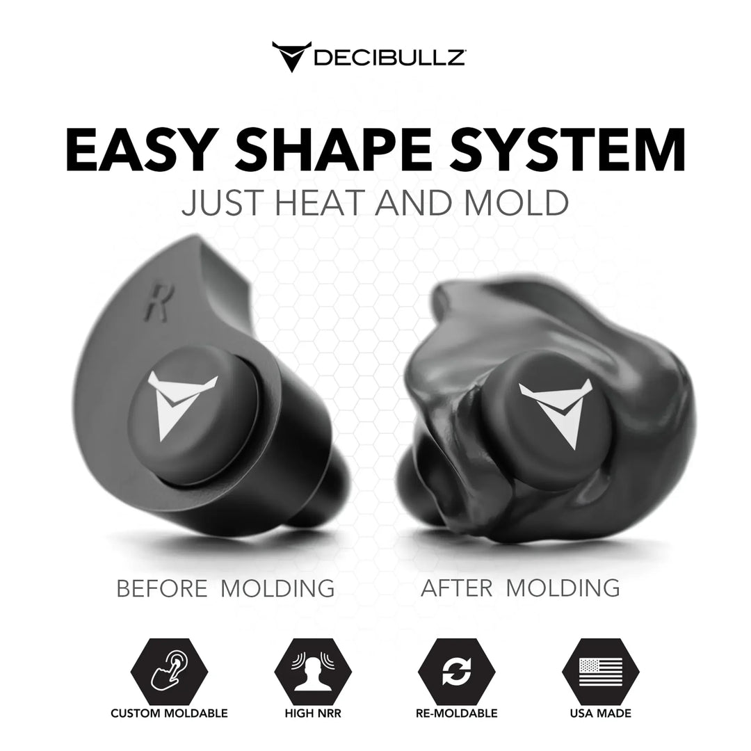 Custom Molded Earplugs 31dB NRR