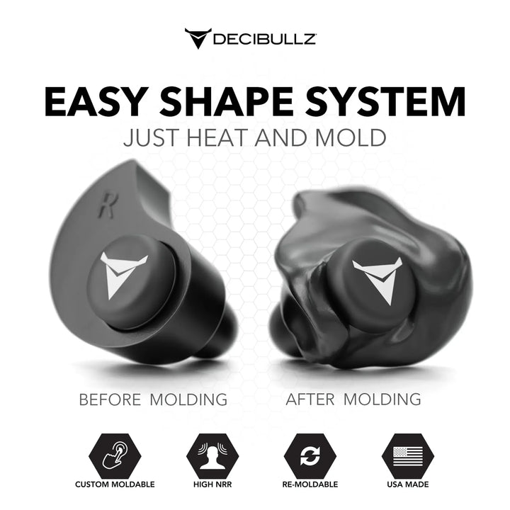 Custom Molded Earplugs 31dB NRR