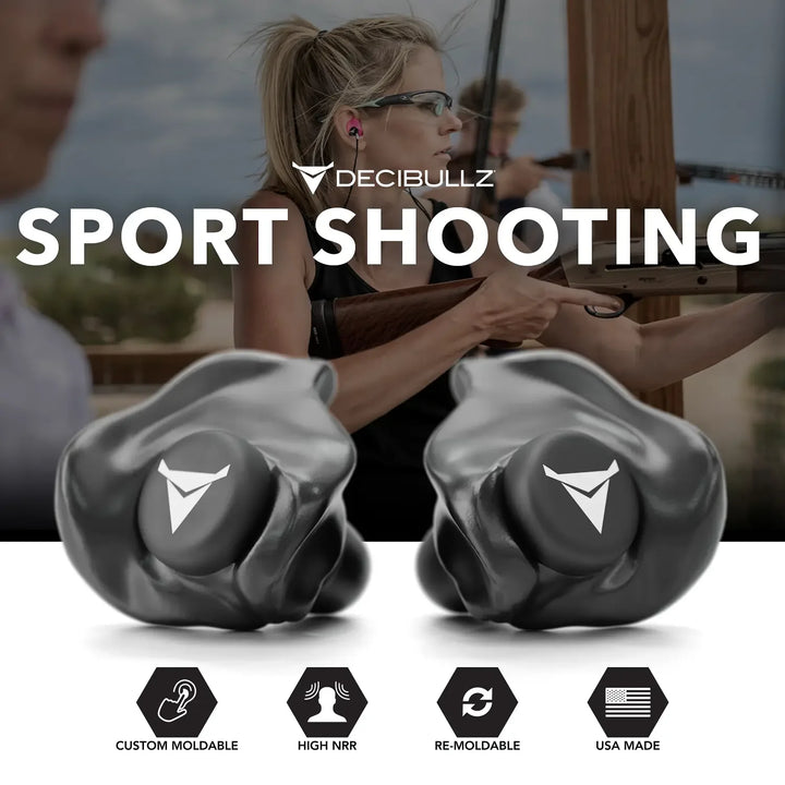 Custom Molded Earplugs 31dB NRR Pro-Pack with Case and Lanyard