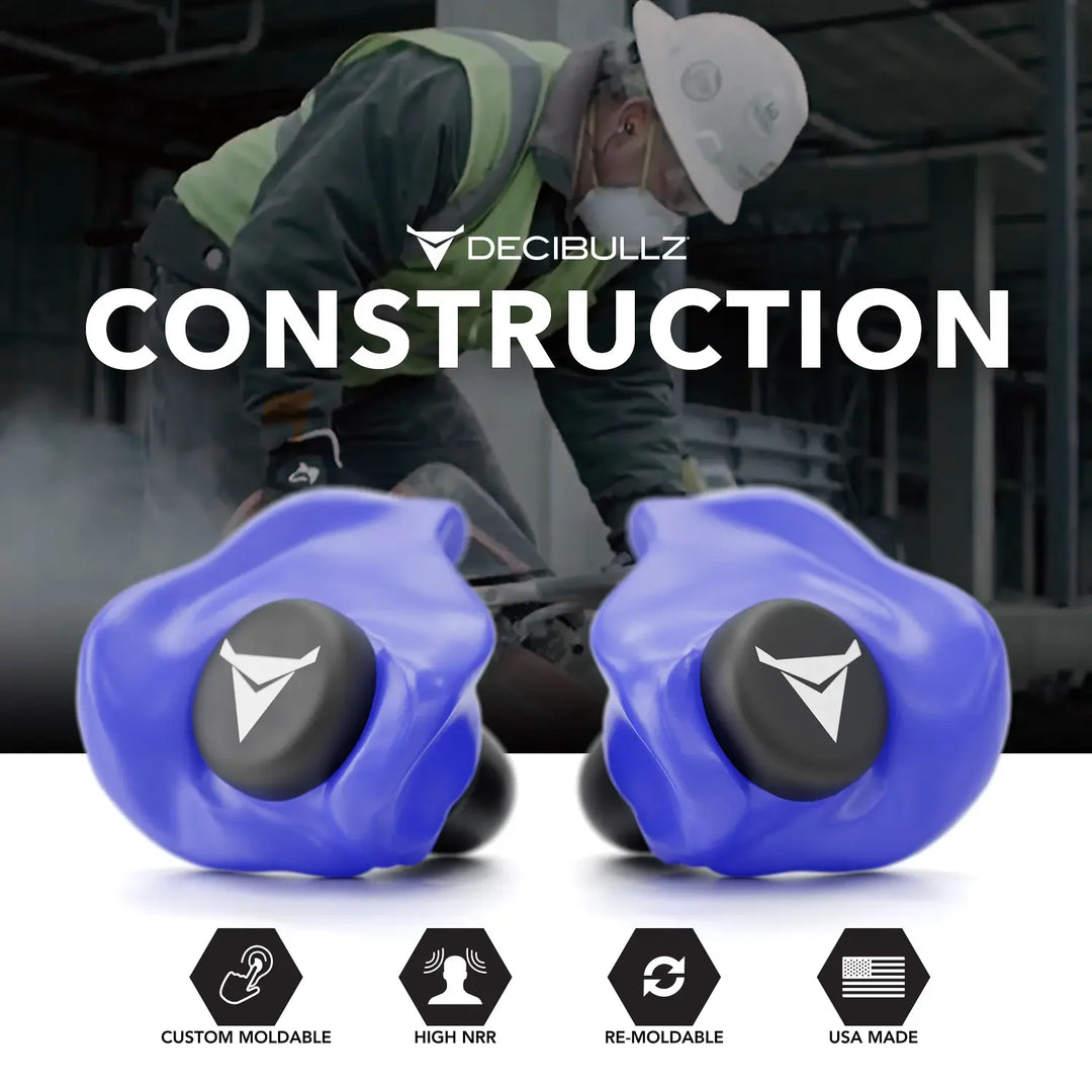 Custom Molded Earplugs 31dB NRR