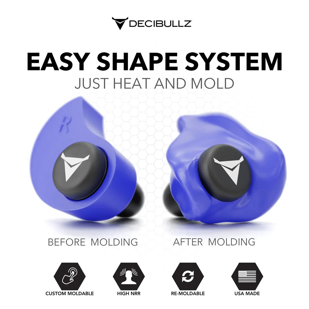 Custom Molded Earplugs 31dB NRR