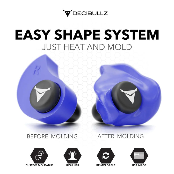 Custom Molded Earplugs 31dB NRR