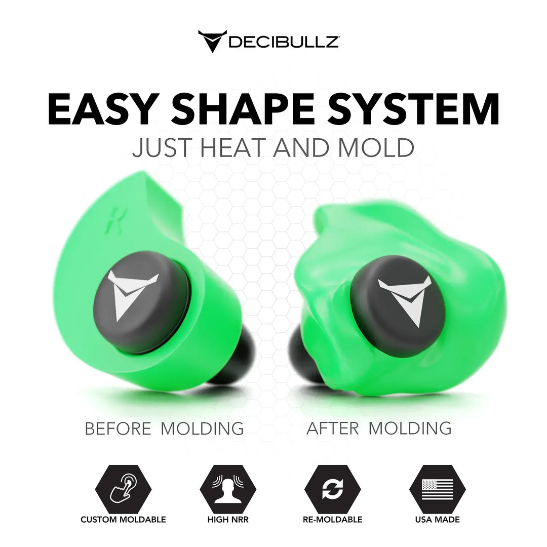 Custom Molded Earplugs 31dB NRR