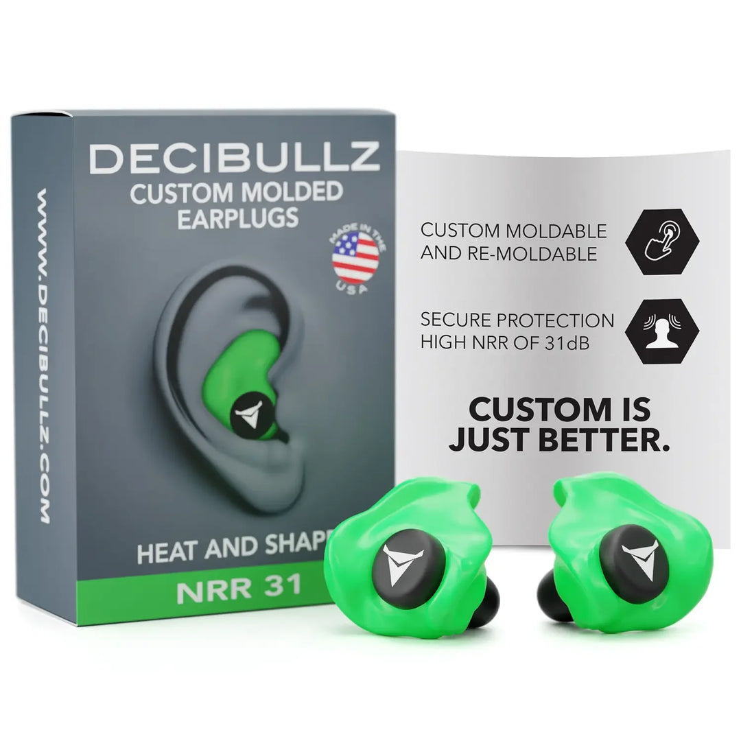 Custom Molded Earplugs 31dB NRR