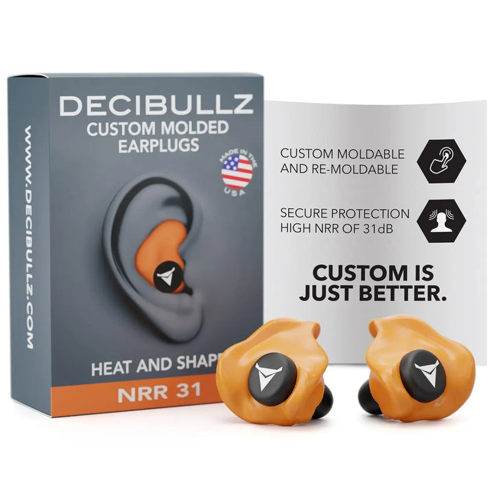 Custom Molded Earplugs 31dB NRR