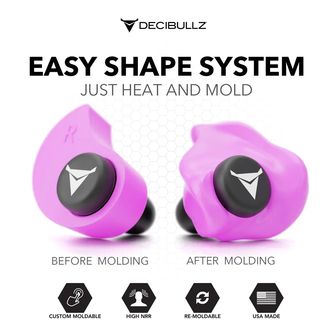 Custom Molded Earplugs 31dB NRR